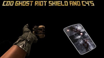 CoD Ghost How to Use the Riot Shield and C4