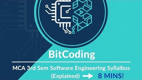 MCA 3rd Sem Software Engineering  Syllabus Explained | AKTU #2025 #mca #aktusyllabus #exam