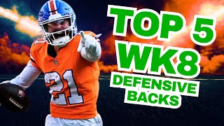 Dominate Week 8 With These Top 5 NFL IDP Fantasy Football DB Rankings!