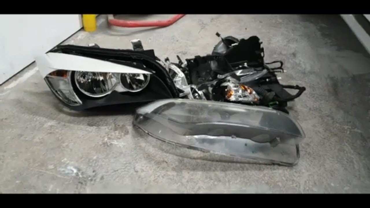 bmw x1 headlight repair lens replacement YouTube