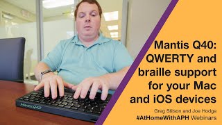 Mantis Q40: QWERTY and braille support for your Mac and iOS Devices