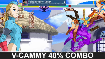 Variable Combo - Cammy (Retroachievements) - Street Fighter Alpha 3 Max [Combo in Description]