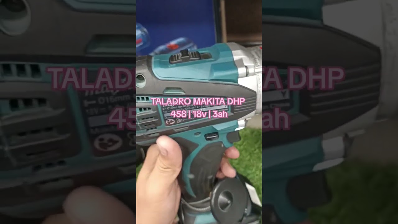 Taladro percutor a batería Makita DHP 458 F1 18 V 91 Nm + 1x batería 3.0