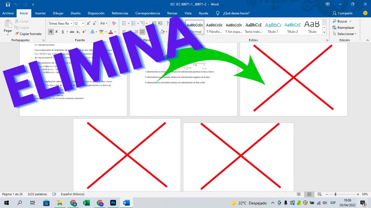 CÓmo Eliminar PÁginas En Blanco En Word MÉtodo Definitivo 💻 Youtube