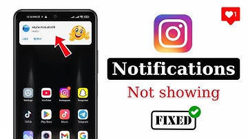 Instagram Notification Not Showing on Home Screen | Instagram Message Notification Problem 2025