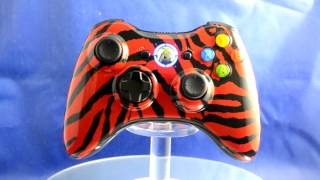 Red Zebra Xbox 360 Modded Controller www.modzlab.com.m2t