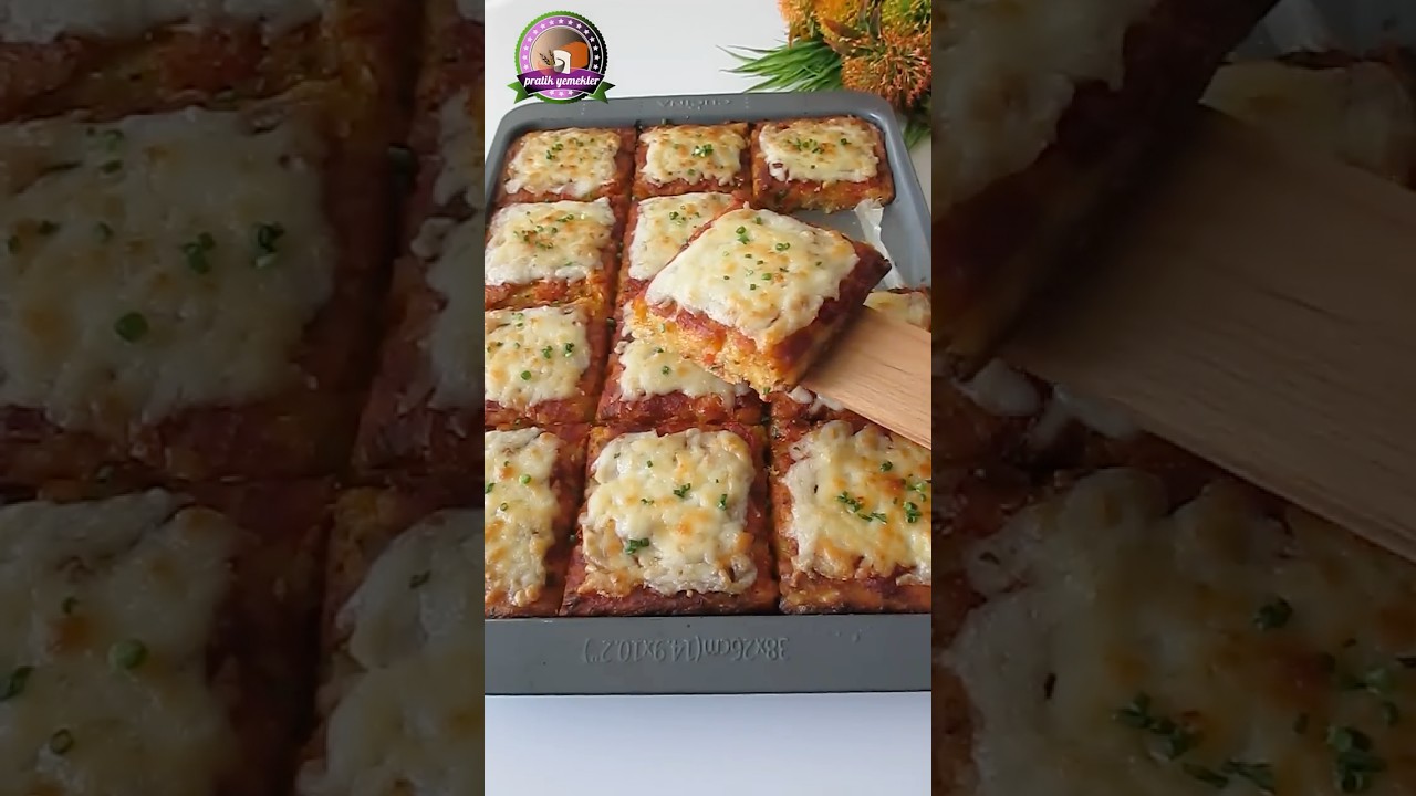 Pizzadan LEZZETLİ! 😋 evde patates varsa bu tarifi mutlaka deneyin! kolay ve hızlı akşam yemeği!👌.