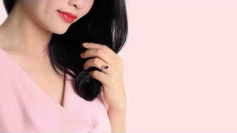 Nhẫn nữ đính đá Garnet - 412N5850138