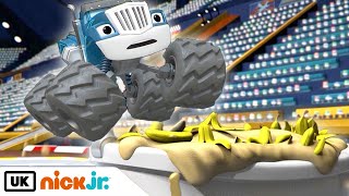 Blaze and the Monster Machines | Crusher the Stunt Machine! | Nick Jr. UK