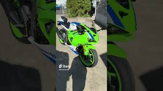 Stock Exhaust #ninja #zx6r #kawasakininja #anniversary-edition #exhaust #2024