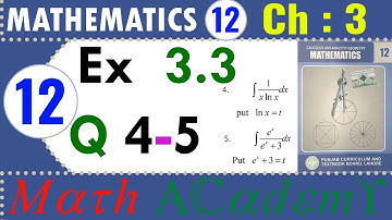 Math 12 ✅ Ex 3.3 Q 4 to 5 | 2nd year math | Exercise 3.3 Question 4 Chapter 3 class 12 Mathematics
