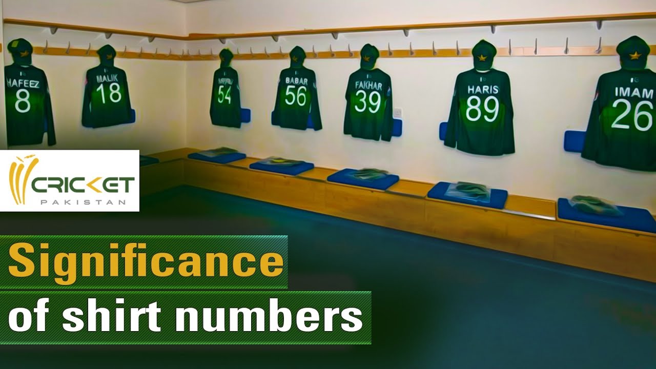jersey numbers of famous cricket players