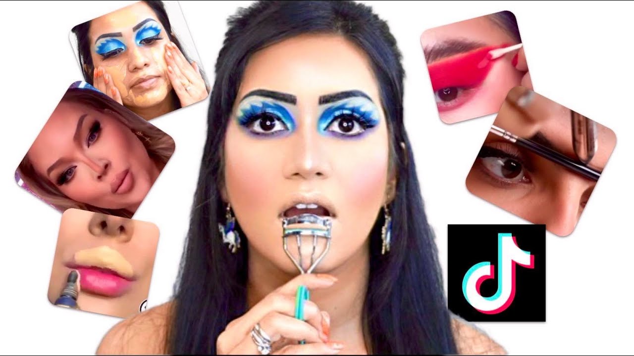 Best Tiktok Beauty Hack Full Face Makeup Following Tiktok Makeup