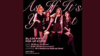 Blackpink popstore opening