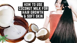 How To Use Coconut Milk For Healthy Long Hair & Super Soft Skin-Beautyklove  - YouTube