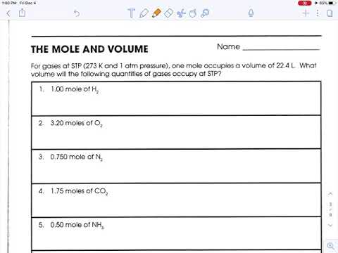 The Mole & Volume Worksheet Walkthrough - YouTube the-mole-volume-worksheet-walkthrough-youtube