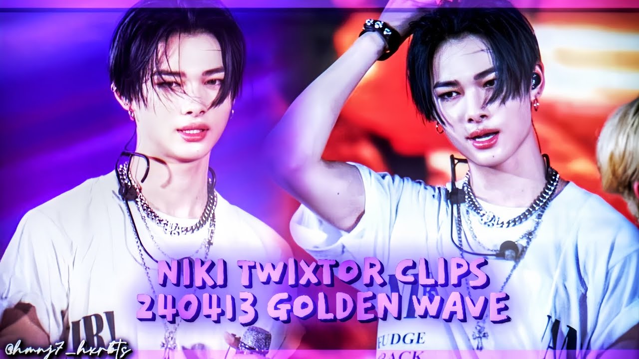 Niki Twixtor Clips 4K || 240413 Enhypen Niki Twixtor Clips Golden Wave GIVE CREDIT #niki #enhypen #f