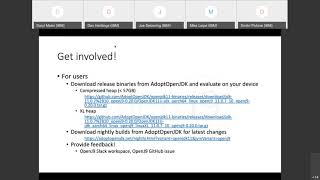 Eclipse OpenJ9 2020/05/06 Community call