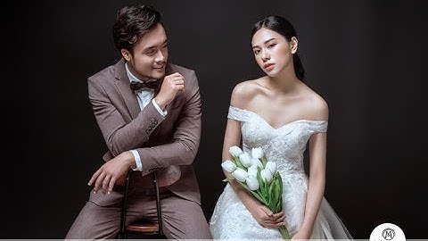 Review chụp ảnh cưới Phim trường santorini và trong studio hàn quốc