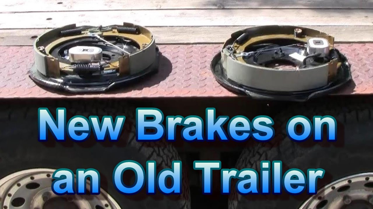 How to replace your Trailer Brakes - YouTube