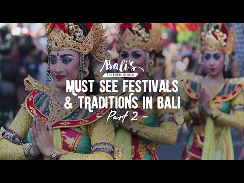Vidéo: Les meilleurs festivals de Bali & Célébrations