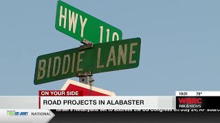 Alabaster working through a series of residential road improvements