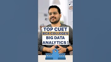 💥BCA in Big Data Analytics🤩 CUET UG BCA Admissions! Top BCA Colleges🤩 #shorts #cuet #bca #admission