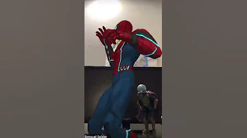 Spider-Man twerking it out 🤣