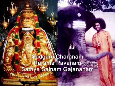 Ganesha Sharanam Parama Pavanam Sathya Sainam Gajananam   Sai Ganesha Bhajan