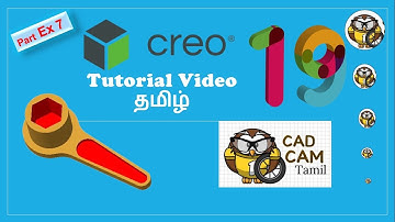 Creo 4.0 | Tamil Tutorials 19 | Part Ex 7