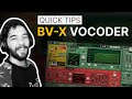 Using the BV-X Multimode Vocoder in modern pop vocal productions