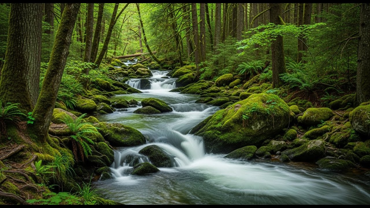 Gentle Sleep and Relaxing Nature Harmony Sounds Meditate Unwind Stress Relief Peaceful Restb