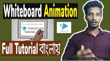 Sparkol VideoScribe Tutorial - Complete Whiteboard Animation Video Editing Bangla Tutorial (A to Z)