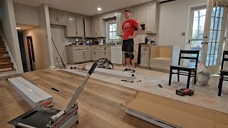 INSTALLING LVP FLOORING IN OUR NEW HOME