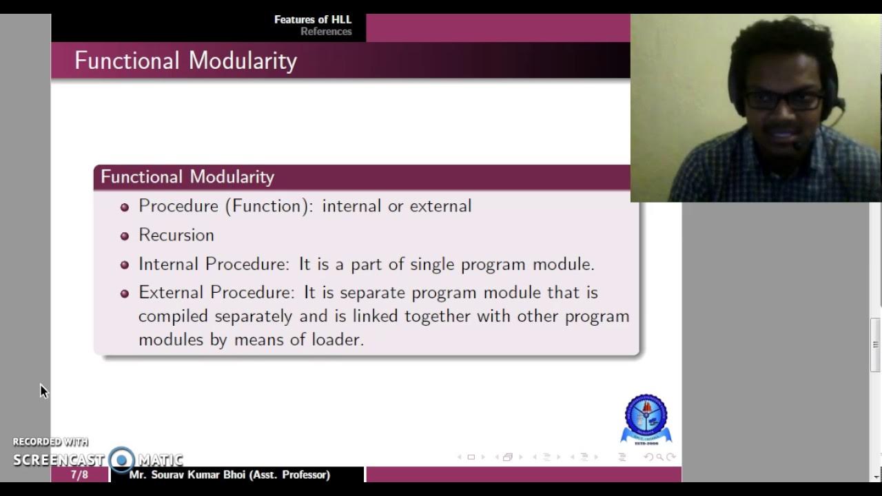 System Programming - Lecture 14: Programming Language - YouTube