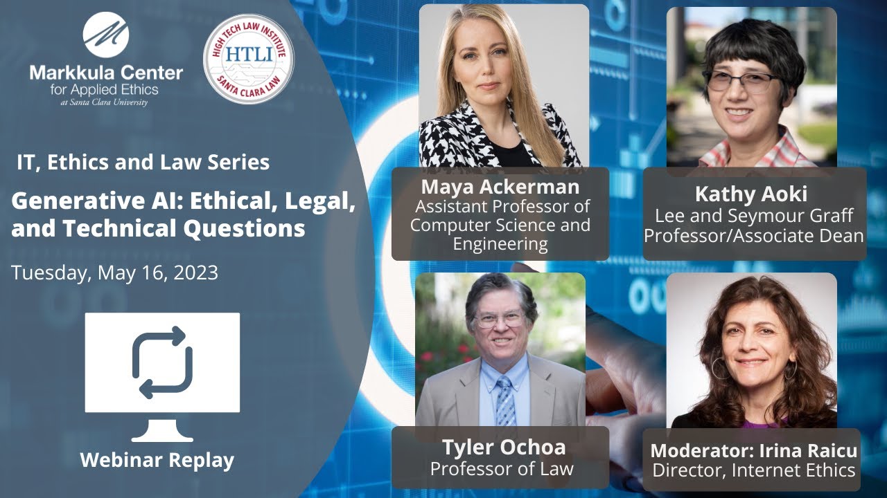 Generative AI Ethical, Legal, and Technical Questions