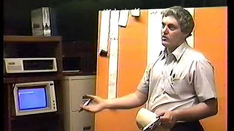 1988 Terry Sams teaching about computers. 2nd video