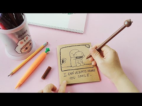 Video Cách vẽ sổ tay cute đơn giản có thể làm giấy ghi chú |... - youtube