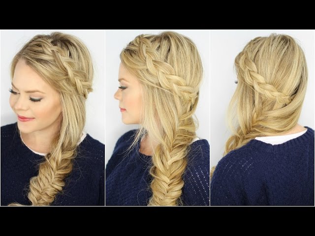 Bohemian Dutch Fishtail Braid Hairstyle - Luxy® Hair