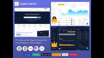 Crypto ICO Admin Template Bootstrap Dashboard with Light Theme