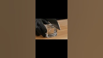 Cutting Minecraft Glass Block #ASMR #8K #Satisfying