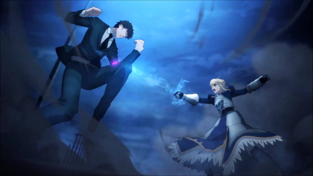 Featured image of post Fate Stay Night Unlimited Blade Works Saber And Caster There is almost a complete loss of her there s no doubt that he is becoming closer to saber and the show portrays this with tiny i give praise to kirie kotomine rin and caster for their character portrayals