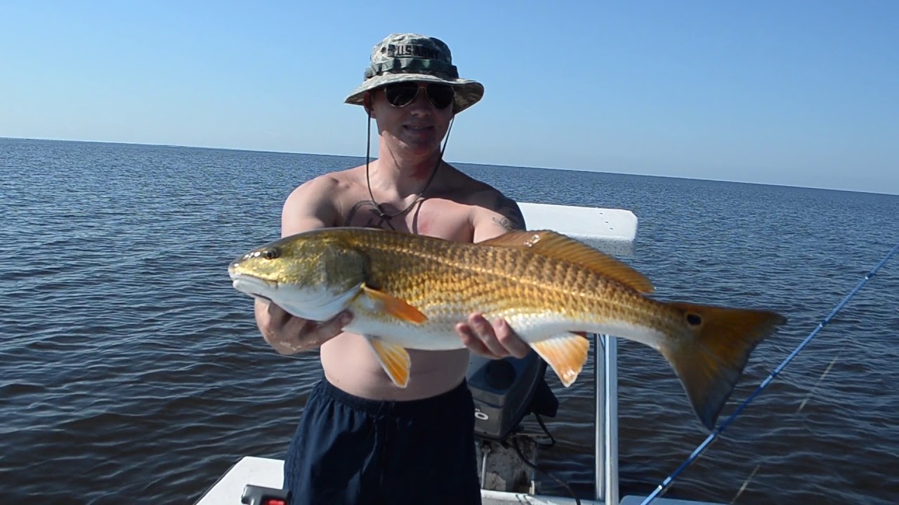 Catching Giant Red Fish in Lake Pontchartrain YouTube