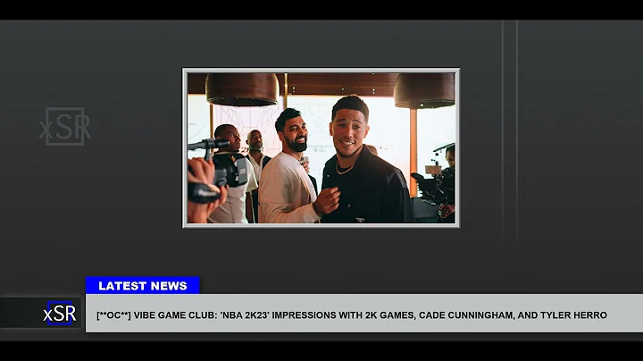 [**OC**] VIBE Game Club: NBA 2K23 Impressions With 2K Games, Cade Cunningham, And Tyler Herro
