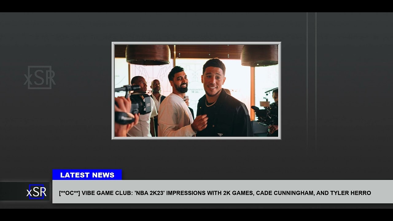 NBA 2K23 Impressions With 2K Games, Cade Cunningham and Tyler Herro –