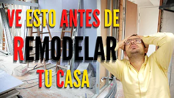 ¿En qué orden se debe remodelar una casa?