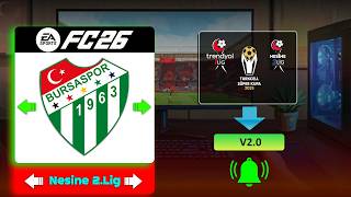 Fc26 Türkiye Alt Ligleri Yaması Ssp26 V2.0 Güncel Sürüm
