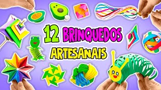 Vamos Criar os 12 Brinquedos de Papel MAIS POPULARES da Internet | TUTORIAL FÁCIL🤩