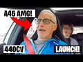 I MIEI REAGISCONO AD UN LAUNCH SULLA MIA A45 AMG! *440CV*