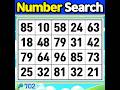 Number Search #702 There are flowers that bloom even in the dark.【Match | brain game | puzzle 】
